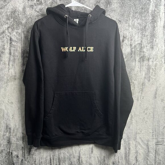 Wolf Alice Smile Hoodie Black Medium - Picture 3 of 7